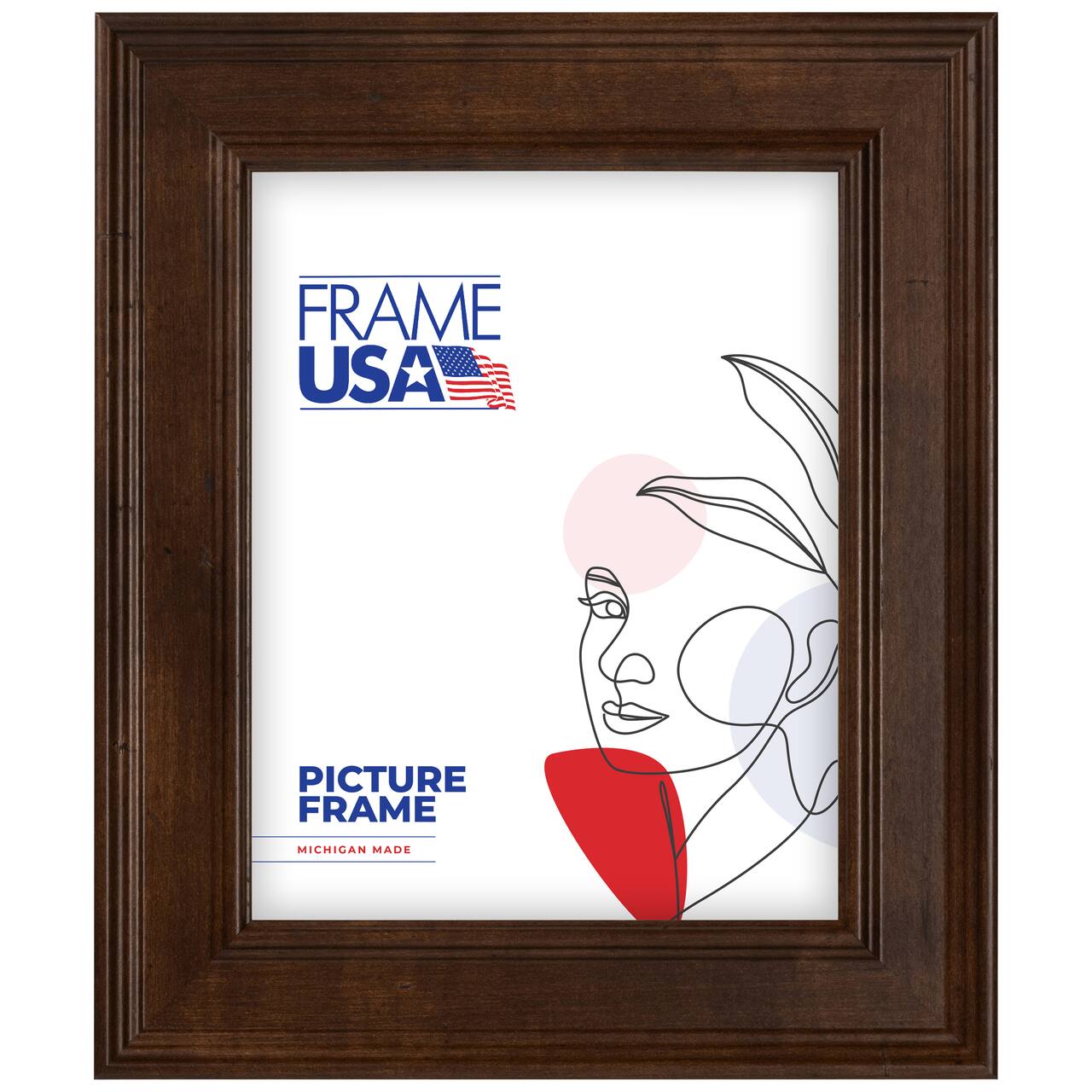 Frame USA Café Beveled Mocha Single Image Picture Frame